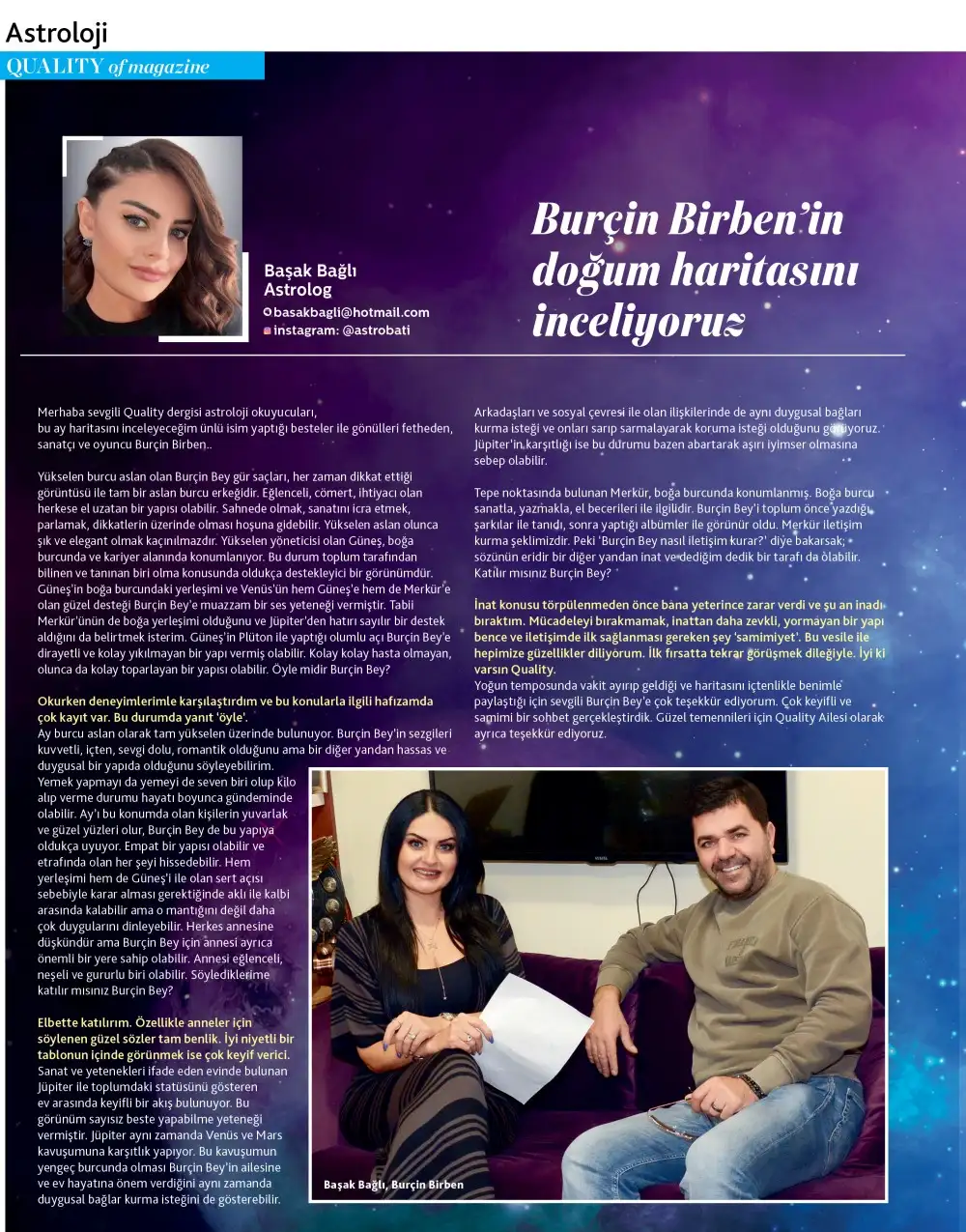 Astrolog Başak Bağlı, sanatçı ve oyuncu Burçin Birben'in doğum haritasını çıkardı 3 basak burcin Astrolog Başak Bağlı, sanatçı ve oyuncu Burçin Birben'in doğum haritasını çıkardı