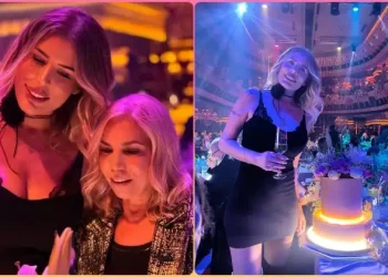 Güzel Kurşun doğum gününü dostlarıyla Cahide’de kutladı
