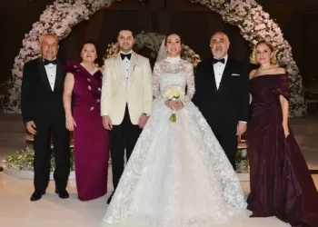 Helin Yıldırım ile Hakan Çopur görkemli bir törenle dünya evine girdi