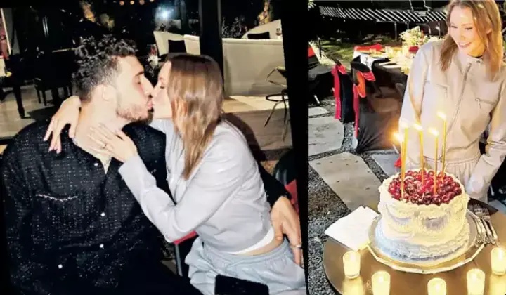 Sevgilisini öpücüklere boğdu 1 Sevgilisini öpücüklere boğdu