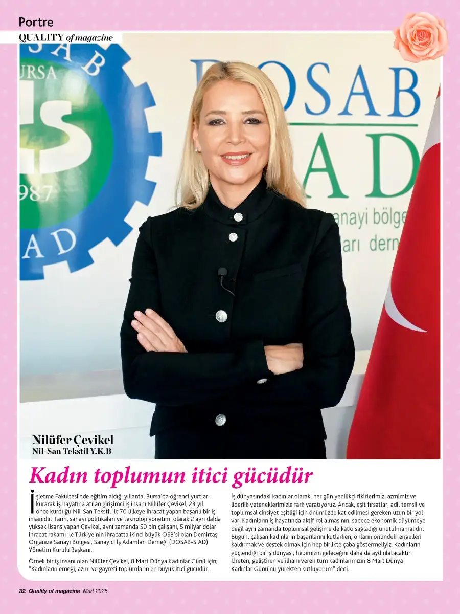 Nilüfer Çevikel: Kadın toplumun itici gücüdür 3 nilufer cevikel q Nilüfer Çevikel: Kadın toplumun itici gücüdür