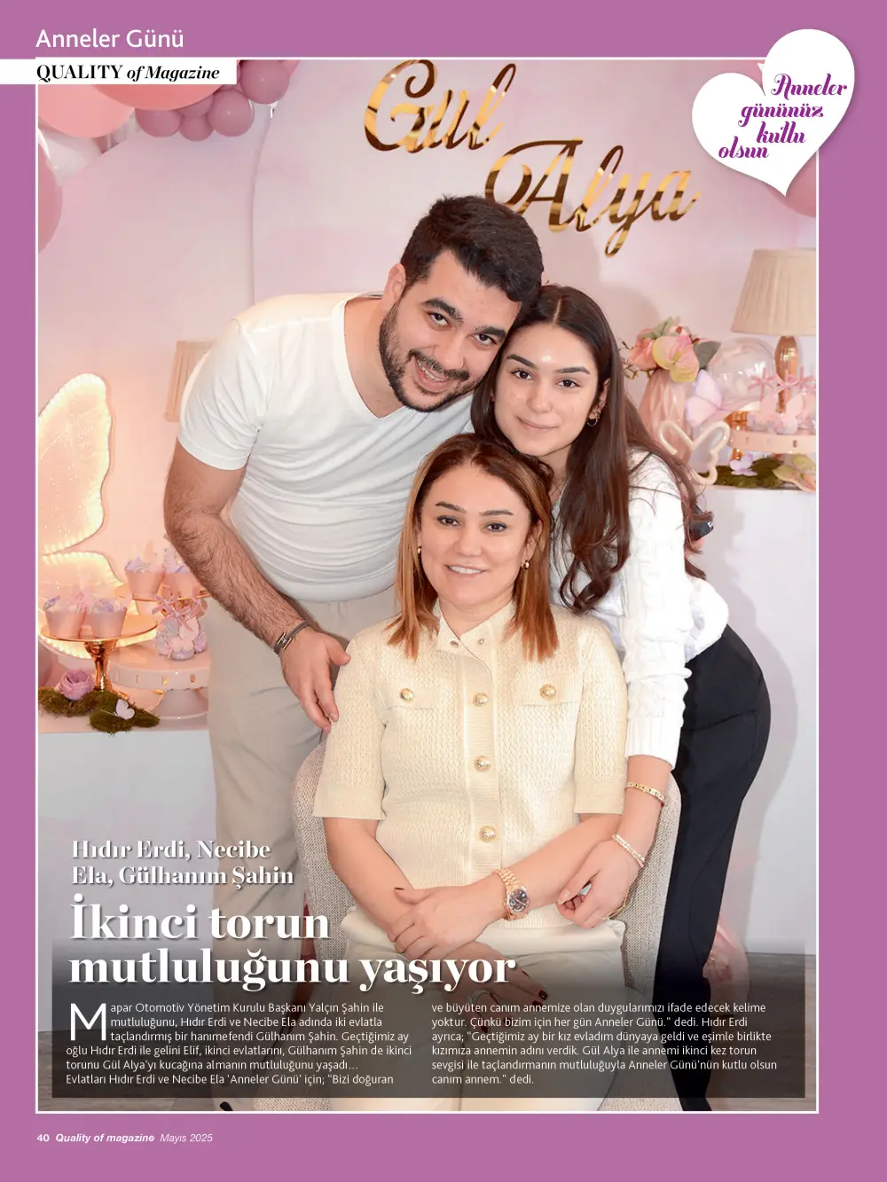 Quality of magazine'den çok özel 'Anneler Günü' dosyası 13 gulhanim anneler Quality of magazine'den çok özel 'Anneler Günü' dosyası