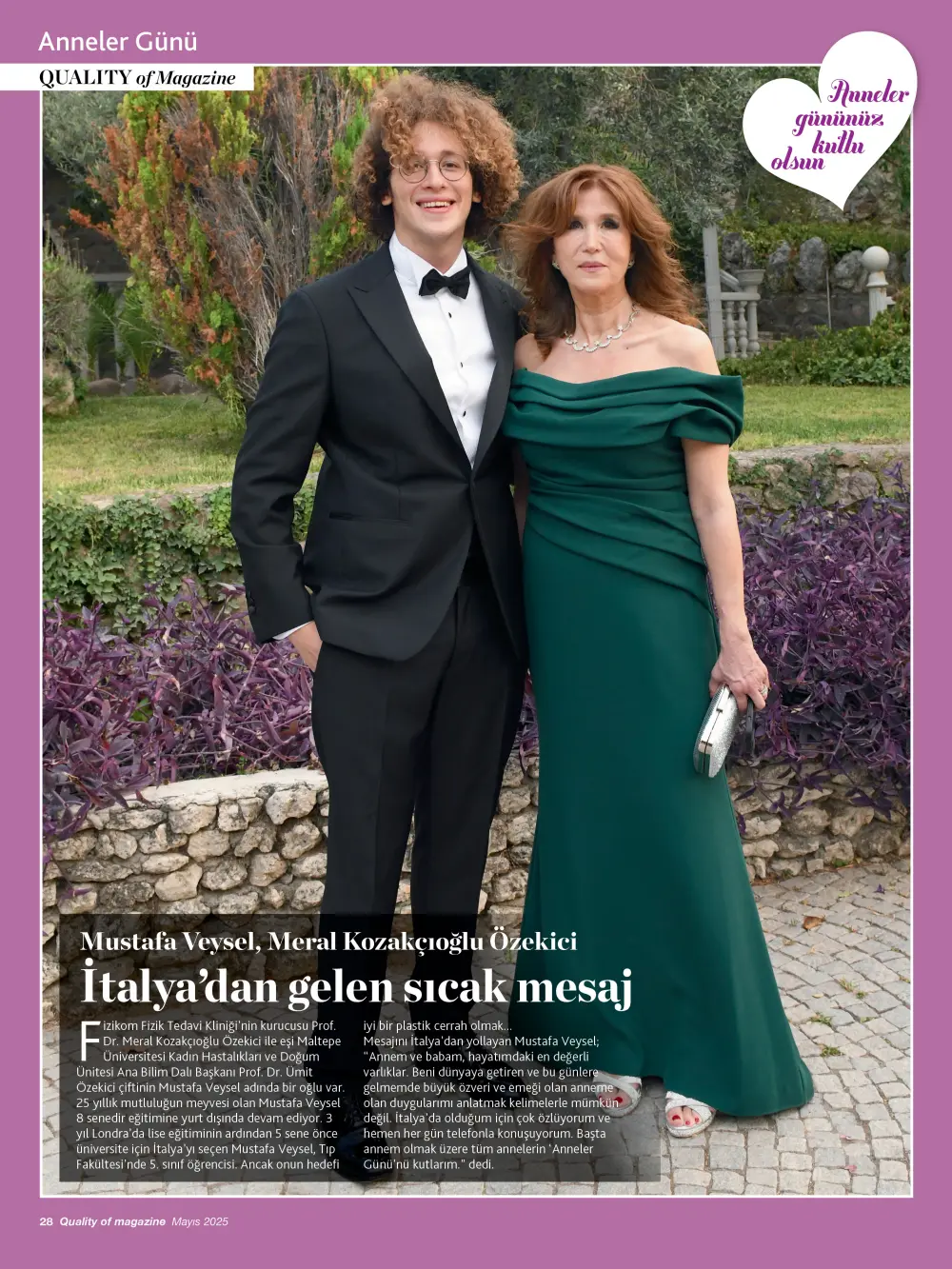Quality of magazine'den çok özel 'Anneler Günü' dosyası 16 meral anneler Quality of magazine'den çok özel 'Anneler Günü' dosyası