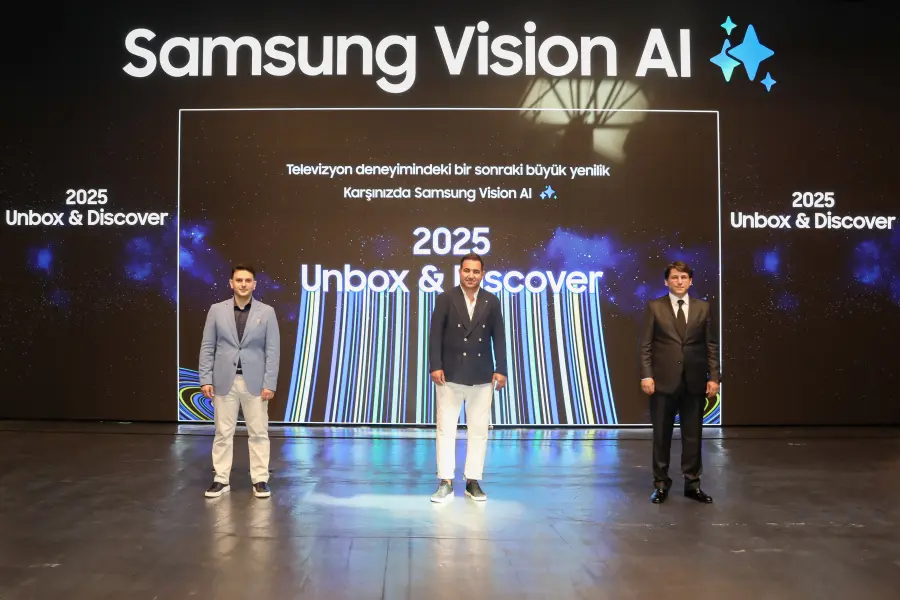 samsung vision Samsung yapay zekâ özellikli yeni 2025 TV serisini Türkiye’de kullanıcılarıyla buluşturdu