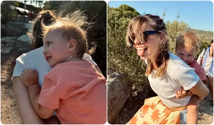 Aslı Enver ve kızı Elay’dan mutluluk pozları