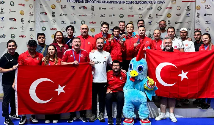 Türk atışçılardan Avrupa'da madalya şov 1 Türk atışçılardan Avrupa’da madalya şov