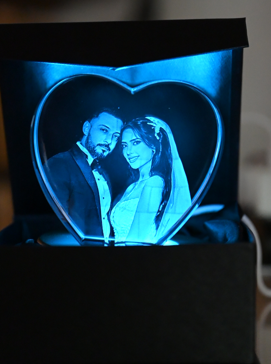 İrfan Hatip, fotoğrafları 3D kristal ile ölümsüzleştiriyor 9 x 3 D Kristal KUCUK CERCEVELI KULLAN İrfan Hatip, fotoğrafları 3D kristal ile ölümsüzleştiriyor