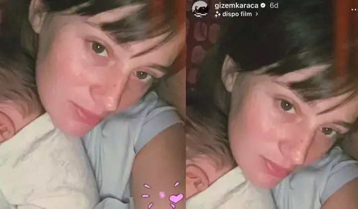 Gizem Karaca’dan bebeğiyle yeni paylaşım