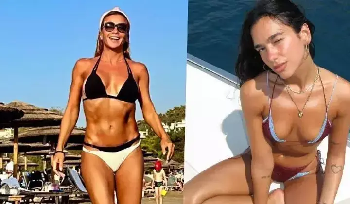 Dua Lipa akımına uydu 1 Dua Lipa akımına uydu