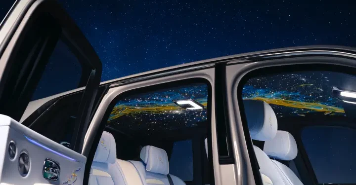 Rolls-Royce’dan uzayın dramasını kutlayan eşsiz tasarım; Cullinan Cosmos 13 Rolls-Royce’dan uzayın dramasını kutlayan eşsiz tasarım; Cullinan Cosmos