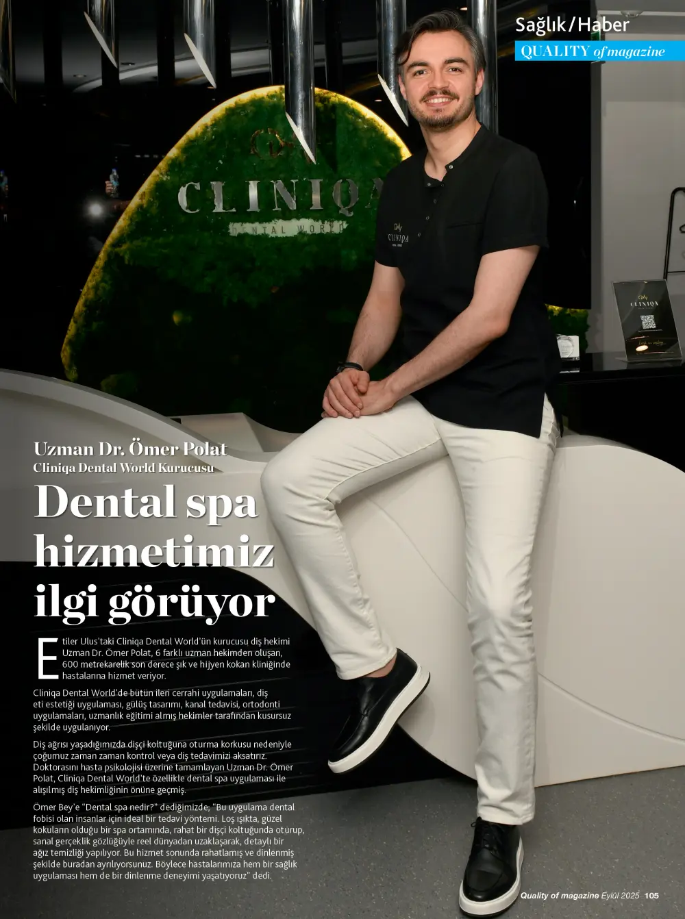 Uzman Dr. Ömer Polat: Dental spa hizmetimiz ilgi görüyor 4 omer bolat Uzman Dr. Ömer Polat: Dental spa hizmetimiz ilgi görüyor