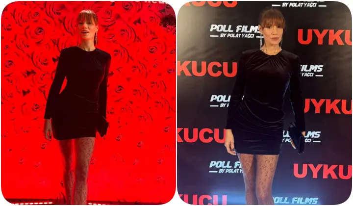 Galada zarafetiyle büyüledi 1 Galada zarafetiyle büyüledi