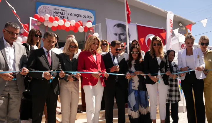 Bahçeköy Hayaller Gerçek Olsun İlköğretim Okulu Hatay Defne’de Açıldı 1 Bahçeköy Hayaller Gerçek Olsun İlköğretim Okulu Hatay Defne’de Açıldı