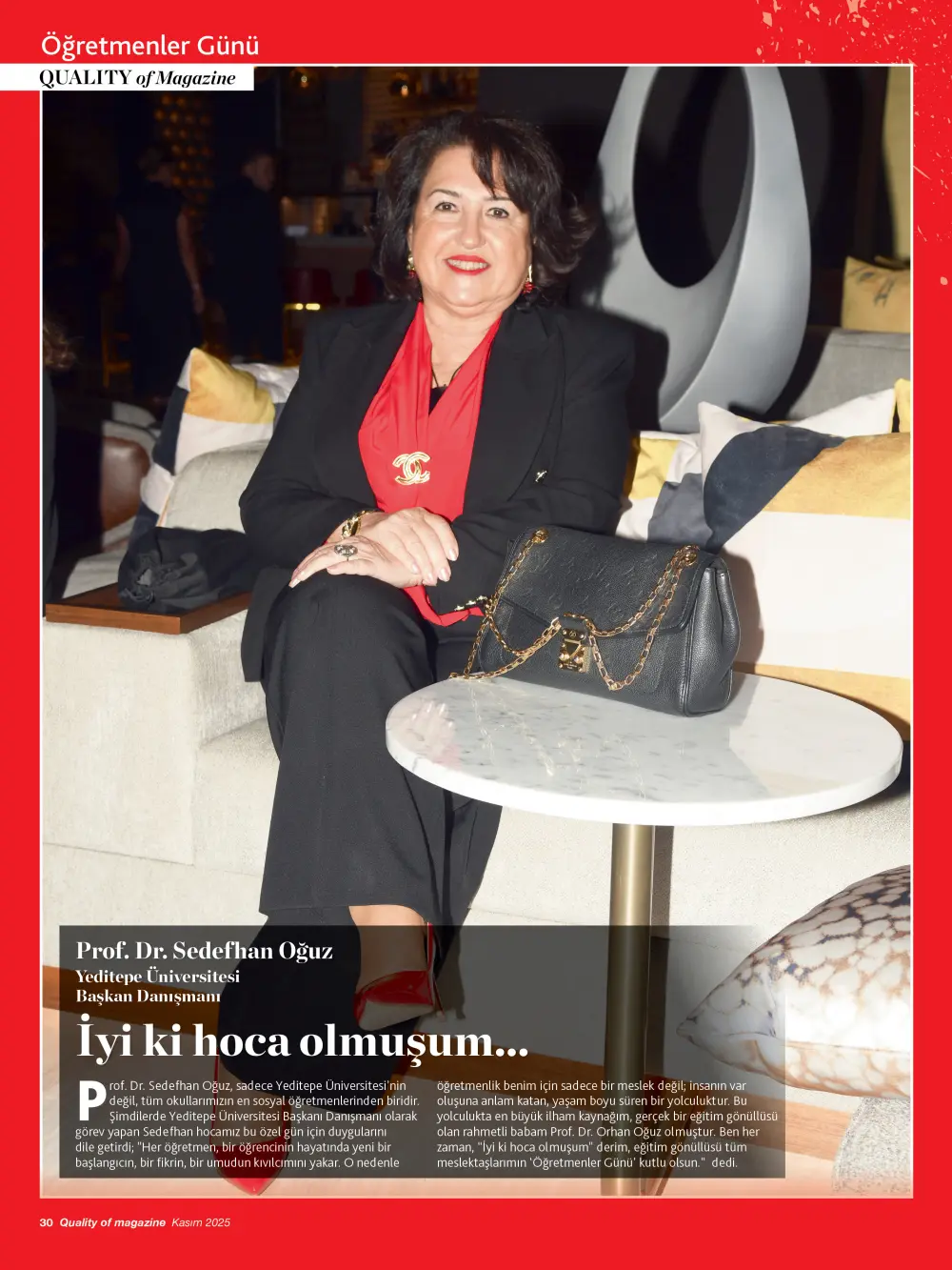 Prof. Dr. Sedefhan Oğuz: İyi ki hoca olmuşum 4 sedefhan oguz1 Prof. Dr. Sedefhan Oğuz: İyi ki hoca olmuşum