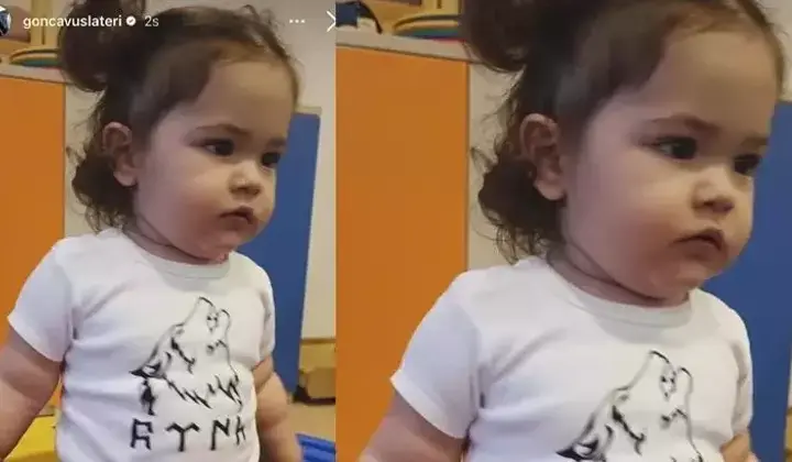 Gonca Vuslateri’den minik Asya Mone paylaşımı 1 Gonca Vuslateri’den minik Asya Mone paylaşımı