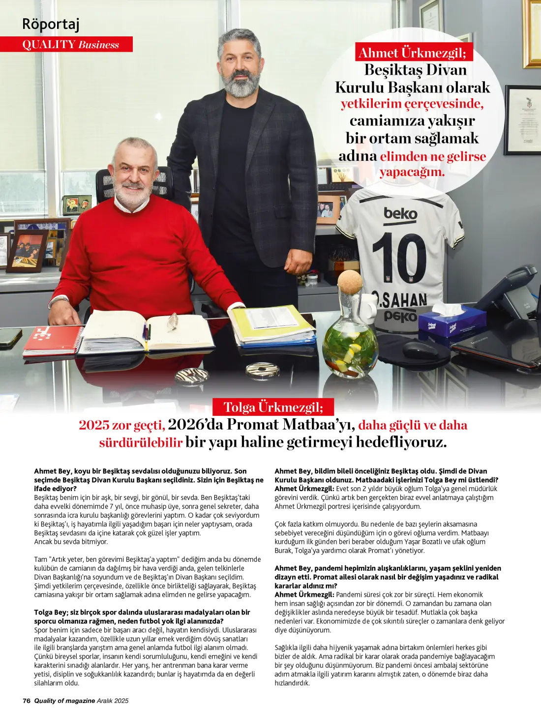 Beşiktaş, Promat ve sanat… 12 tolga ahmet quality3 Beşiktaş, Promat ve sanat…