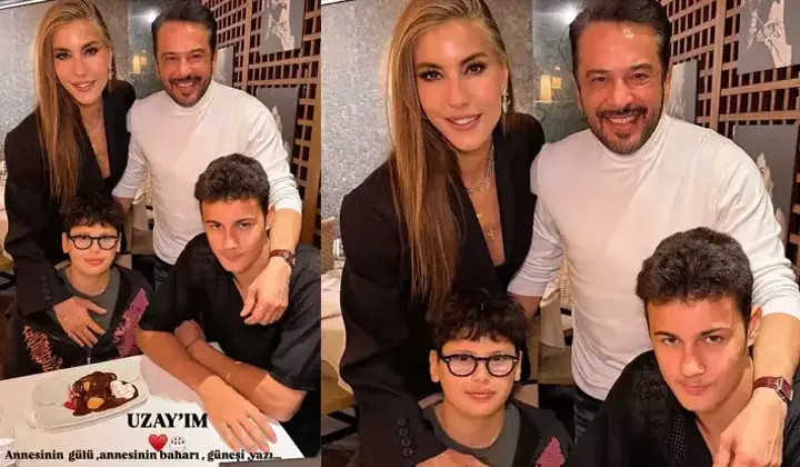 Uzay’ın doğum gününde bir araya geldiler