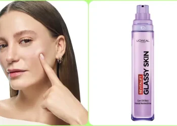 Serenay Sarıkaya, L’oréal Paris Revitalift Glassy Skin için kamera karşısında