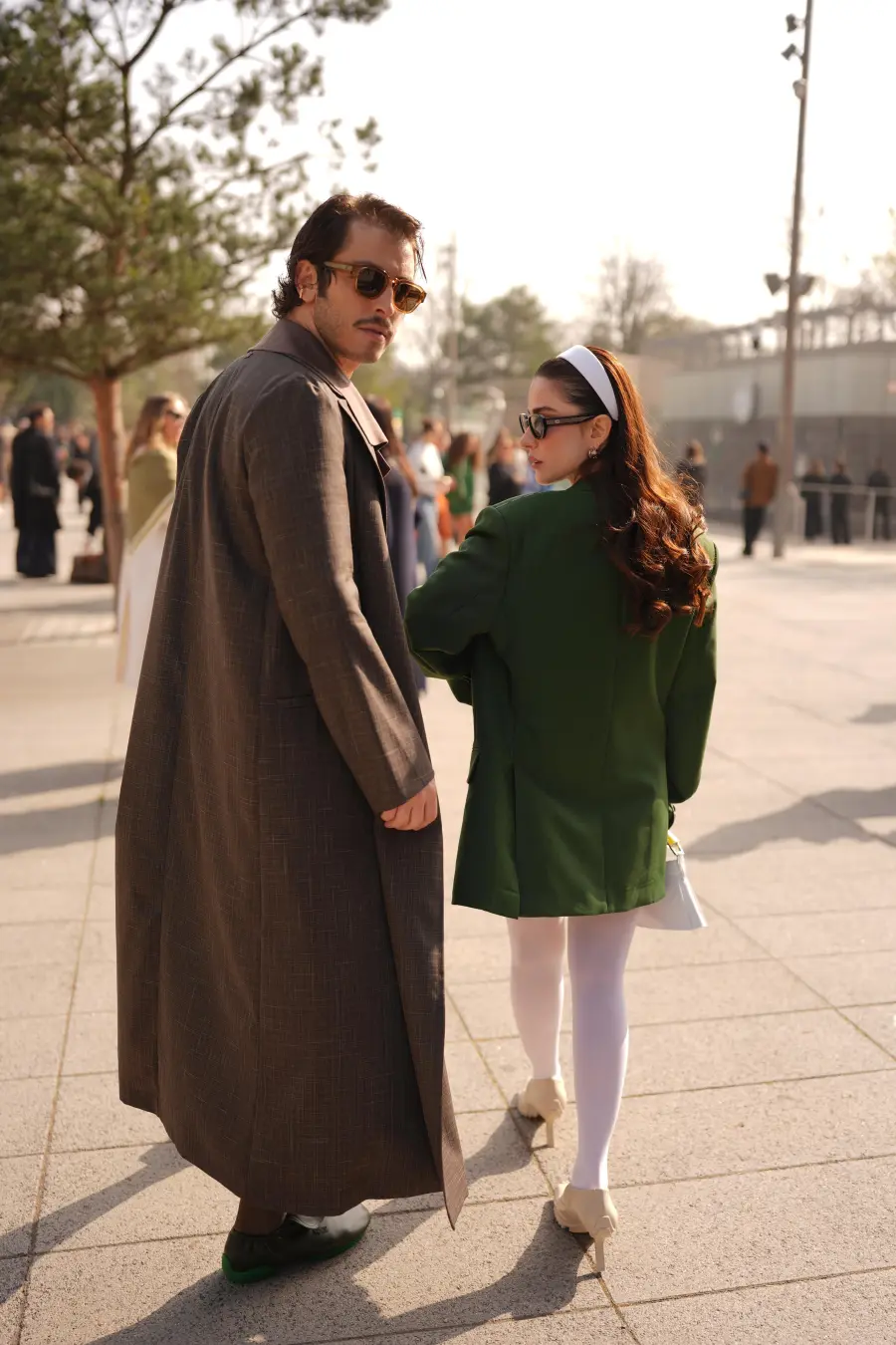 ozge bofran1 Boran Kuzum ve Özge Gürel Paris Moda Haftası'nda boy gösterdi