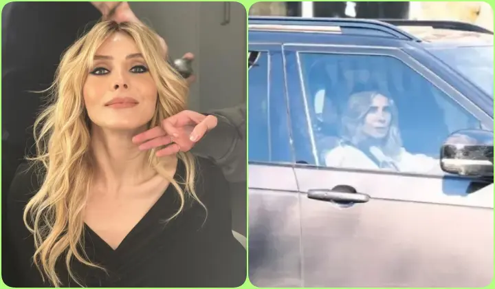 Nur Fettahoğlu, flaşlar patlayınca gerildi