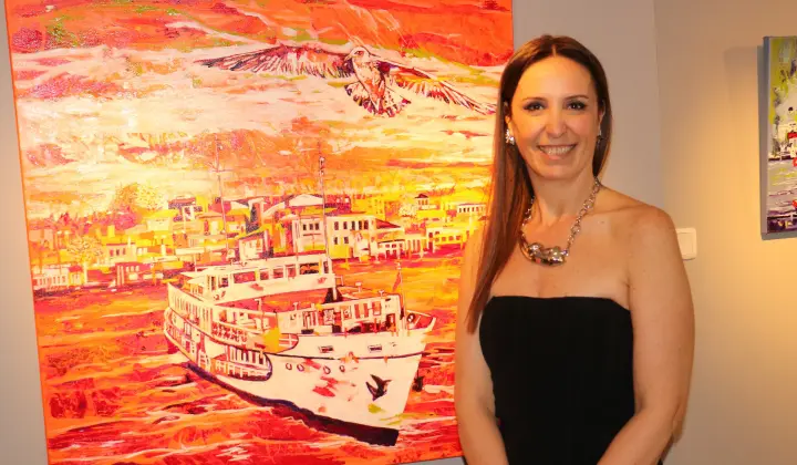 Ressam Pınar Kanber’in 'Martıların İstanbul’u sergisi açıldı 2 Ressam Pınar Kanber’in ‘Martıların İstanbul’u sergisi açıldı