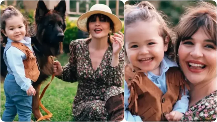 Gonca Vuslateri ile kızı Asya’dan yeni kareler