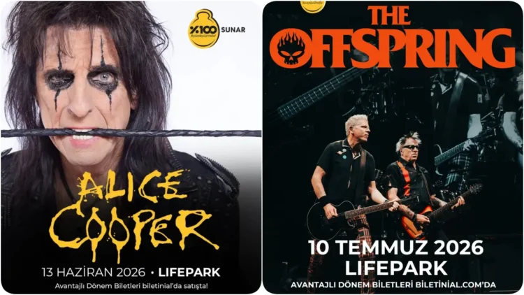 Tek bir mekânda üç ayrı efsane: Alice Cooper, BABYMETAL ve The Offspring