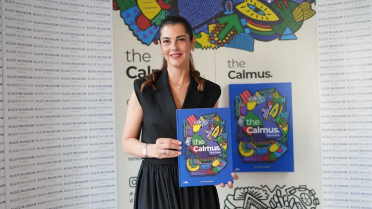 Aslı Hotiç Türker’in ilk boyama kitabı ‘The Calmus’ Elgiz Müzesi’nde tanıtıldı