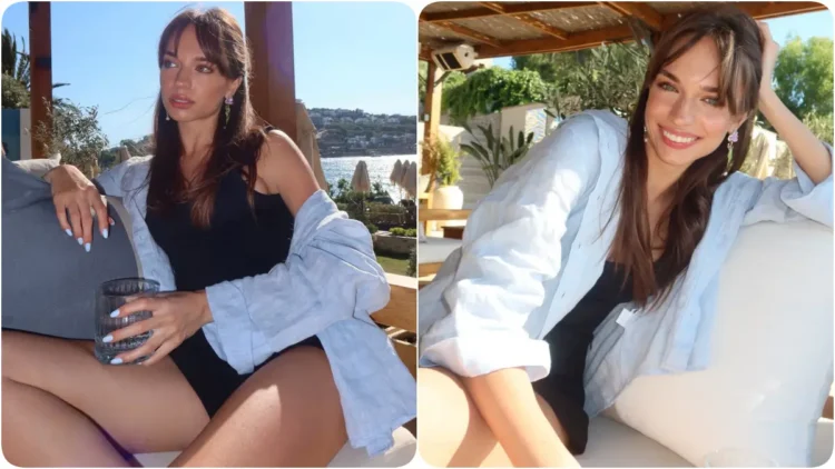 Güzel oyuncu Eylül Tumbar tatil sezonunu Bodrum’da açtı