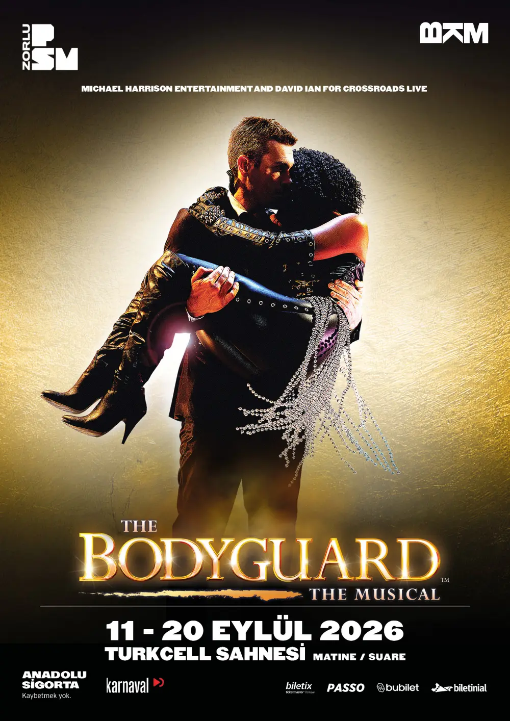 body1 The Bodyguard, BKM ile Zorlu PSM iş birliğiyle, orijinal uluslararası cast kadrosuyla ilk kez Türkiye'ye geliyor