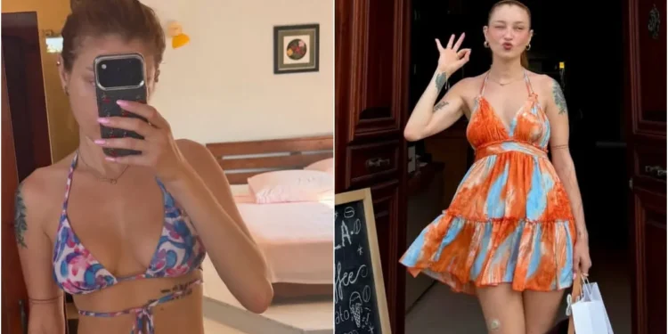 Güliz Ayla’dan tatilden bikini şov