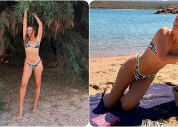 Bikinili pozlarıyla nefes kesti