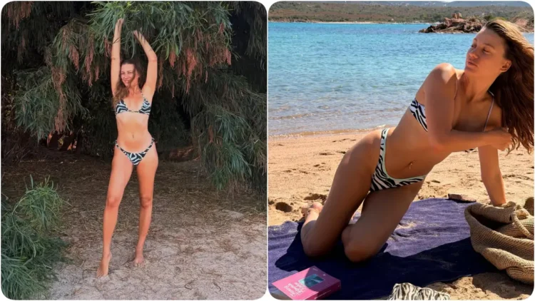Bikinili pozlarıyla nefes kesti