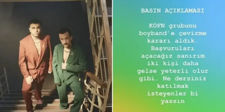 KÖFN’den sürpriz boyband hamlesi