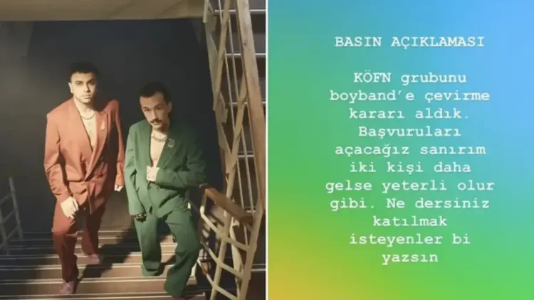 KÖFN'den sürpriz boyband hamlesi 1 KÖFN’den sürpriz boyband hamlesi