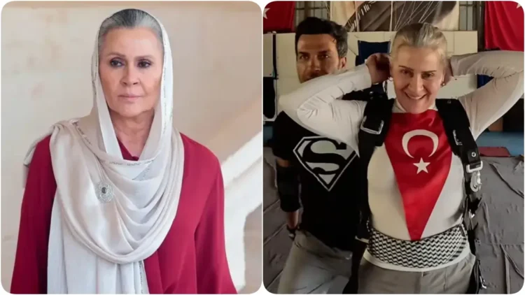 60’lık Gonca Cilasun’un adrenalin tutkusu