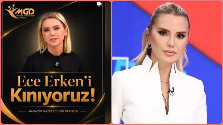 Magazin Gazetecileri Derneği’nden Ece Erken’e sert tepki