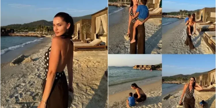 Fahriye Evcen ve Karan'ın neşeli halleri 7 Fahriye Evcen ve Karan’ın neşeli halleri