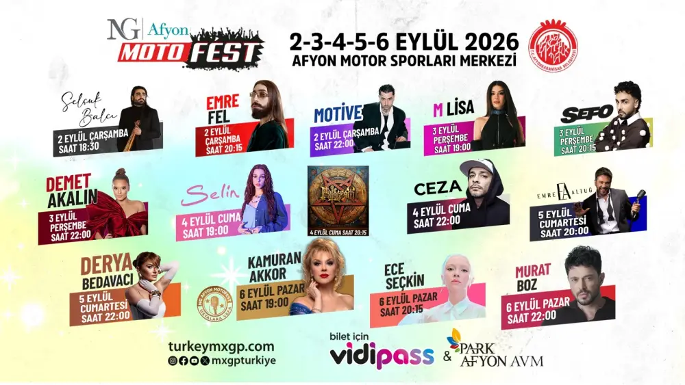motofest 2 Yıldızlar Afyon’da sahne alacak