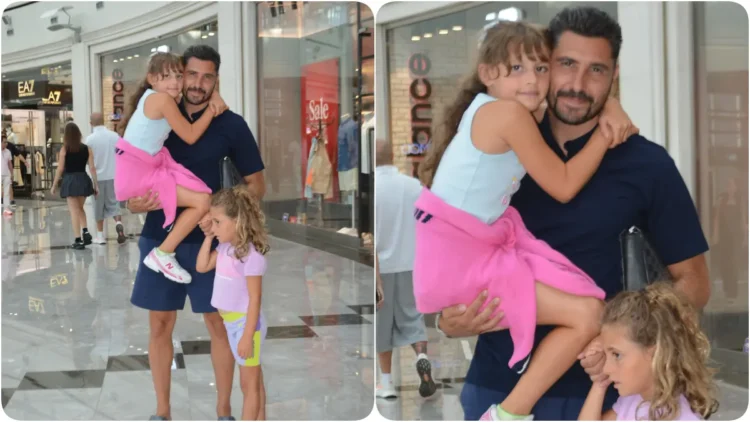 Özer Hurmacı çocuklarıyla alışverişte 1 Özer Hurmacı çocuklarıyla alışverişte