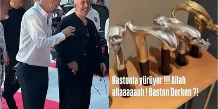 'Bastonla yürüyor' yorumlarını ti'ye aldı 2 ‘Bastonla yürüyor’ yorumlarını ti’ye aldı