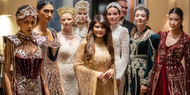 Pınar Bent'in kaftanları Londra'da podyumda 4 Pınar Bent’in kaftanları Londra’da podyumda