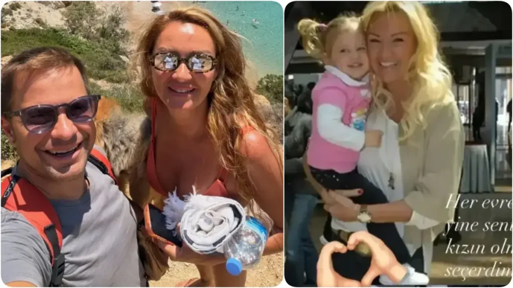 pinatkutlama Pınar Altuğ'a eşi ve kızından doğum günü kutlaması