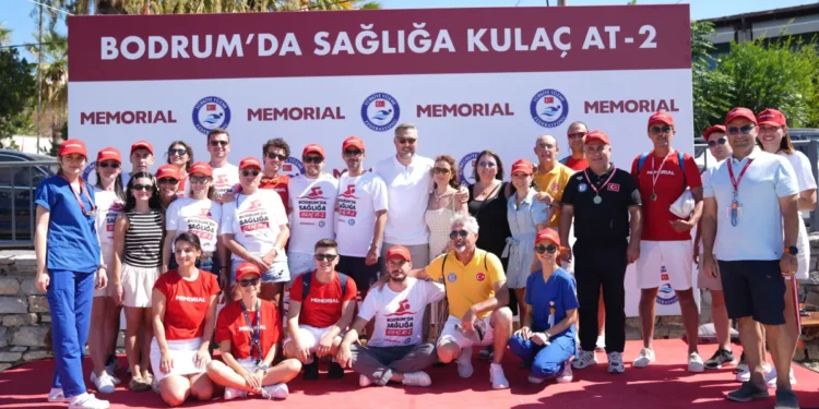 Bodrum’da sağlığa kulaç attılar 2 Bodrum’da sağlığa kulaç attılar