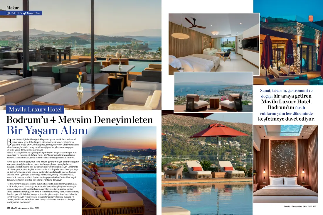 Mavilu Luxury Hotel, Bodrum’un farklı ruhlarını yılın her döneminde keşfetmeye davet ediyor 3 102 103 Mekan Mavilu Otel 02 Mavilu Luxury Hotel, Bodrum’un farklı ruhlarını yılın her döneminde keşfetmeye davet ediyor