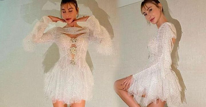 Şeyma Subaşı, Dila Tarkan’ın düğününde dikkatleri üzerine çekti