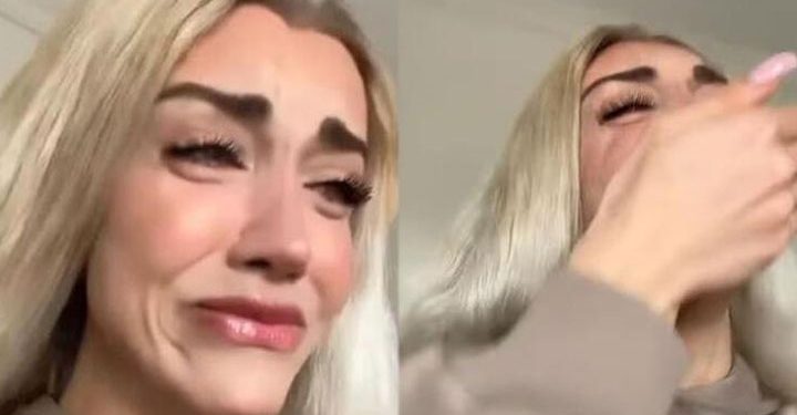 Yeni imajı beğenilmeyince hüngür hüngür ağladı