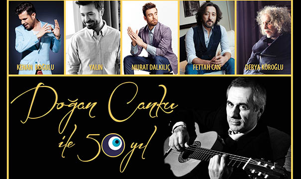 Yıldızlar, Doğan Canku’nun 50. yılı için buluştu
