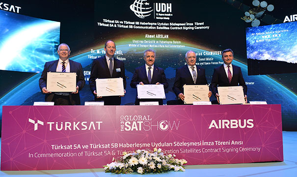 Türksat 5A ve 5B uyduları için imzalar atıldı
