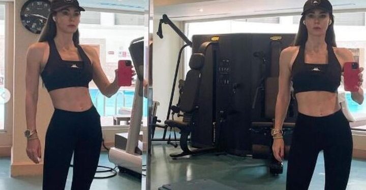 Defne Samyeli düzenli spor ile formunu koruyor